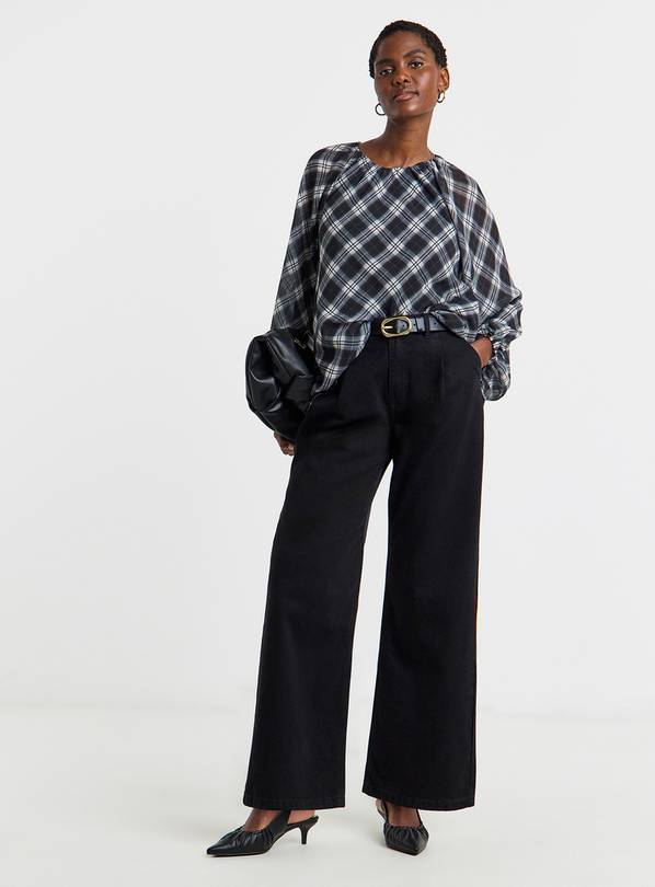 JD WILLIAMS Voile Volume Sleeve Blouse 14